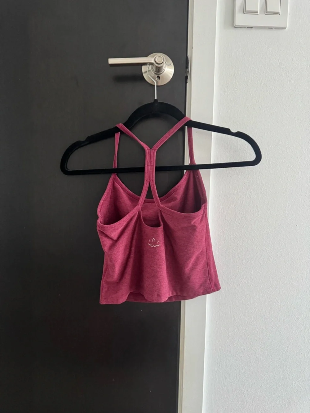 Spacedye Slim racerback cropped tank - Picture 3 of 6